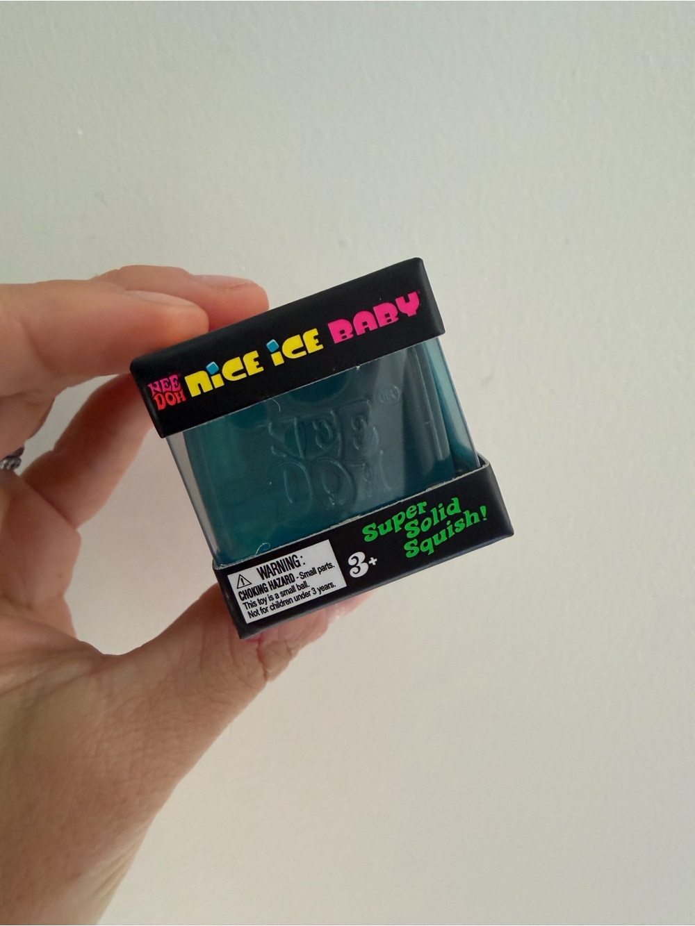 Needoh Nice Ice Baby Super Solid Squish - Blue